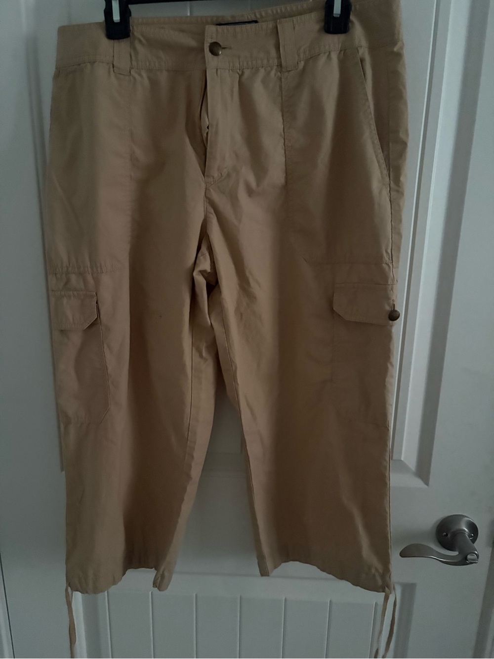 Chaps Khaki Cargo Capri Pants